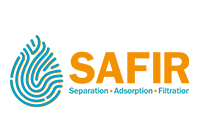 Logo SAFIR - Separation, Adsorption & Filtration für industrielle Reinigungs- und Recyclingprozesse